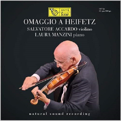 헤이페츠의 오마주 - 살바토레 아카르도 (Omaggio A Heifetz - Salvatore Accardo) (180g)(LP) - Salvatore Accardo