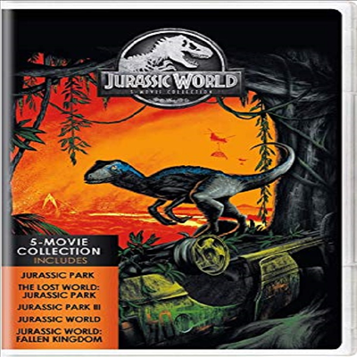 Jurassic World: 5-Movie Collection (쥬라기 월드 5 무비 컬렉션)(지역코드1)(한글무자막)(DVD)