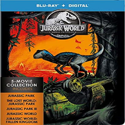 Jurassic World: 5-Movie Collection (쥬라기 월드 5 무비 컬렉션)(한글무자막)(Blu-ray)