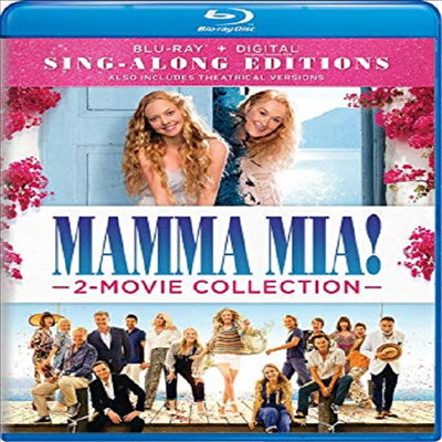 Mamma Mia: 2-Movie Collection (맘마미아 1.2)(한글무자막)(Blu-ray)