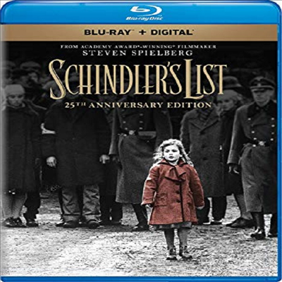 Schindler&#39;s List: 25th Anniversary Edition (쉰들러 리스트)(한글무자막)(Blu-ray)