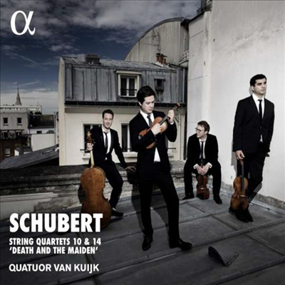 슈베르트: 현악 사중주 10, 14번 '죽음과 소녀' (Schubert: String Quartets No.10 & 14 'Death & the Maiden')(CD) - Quatuor Van Kuijk