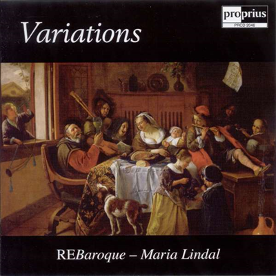 바로크 무곡의 새로운 변주들 (Variations)(CD) - Maria Lindal