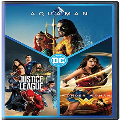 AQUAMAN / Justice League / Wonder Woman (아쿠아맨 / 저스티스 리그 / 원더 우먼)(지역코드1)(한글무자막)(DVD)