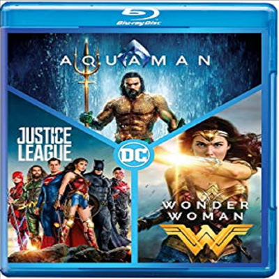 AQUAMAN / Justice League / Wonder Woman (아쿠아맨 / 저스티스 리그 / 원더 우먼)(한글무자막)(Blu-ray)