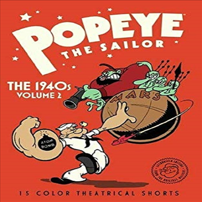 Popeye the Sailor: The 1940s: Volume 2 (뽀빠이)(지역코드1)(한글무자막)(DVD)