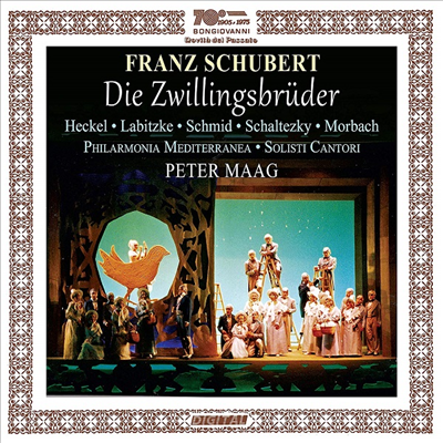 슈베르트: 오페레타 '쌍둥이 형제' (Schubert: Die Zwillingsbruder)(CD) - Peter Maag