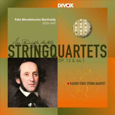 멘델스존: 현악 사중주 2 &amp; 3번 (Mendelssohn: String Quartets Nos.2 &amp; 3)(CD) - Kazakh State String Quartet