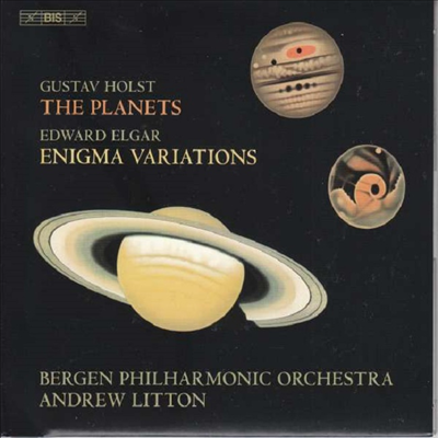 엘가: 수수께끼 변주곡 & 홀스트: 행성 모음곡 (Elgar: Enigma Variations & Holst: The Planets, Op. 32) (SACD Hybrid) - Andrew Litton