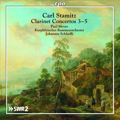 슈타미츠: 클라리넷 협주곡 3, 4 & 5번 (Stamitz: Clarinet Concertos Nos.3 , 4 & 5)(CD) - Johannes Schlaefli