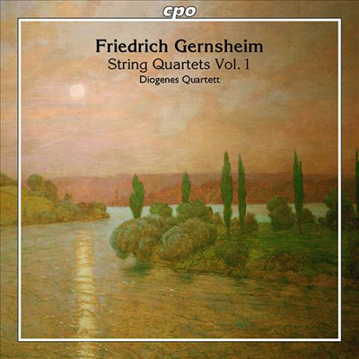 게른스하임: 현악 사중주 1 & 3번 (Gernsheim: String Quartet Nos.1 & 3)(CD) - Diogenes Quartet