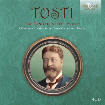 토스티: 가곡 3권 (Tosti: Song Of A Life 3) (4CD) - Delphine da Pontello