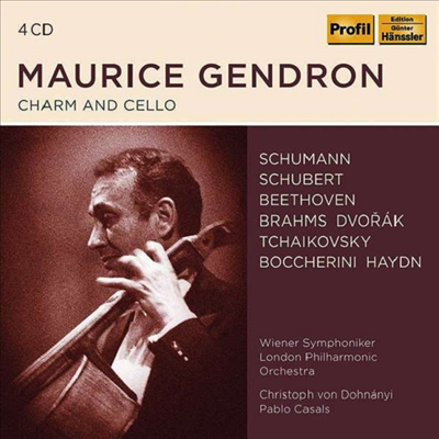 모리스 장드롱 - 첼로의 매력 (Maurice Gendron - Charm and Cello) (4CD) - Maurice Gendron