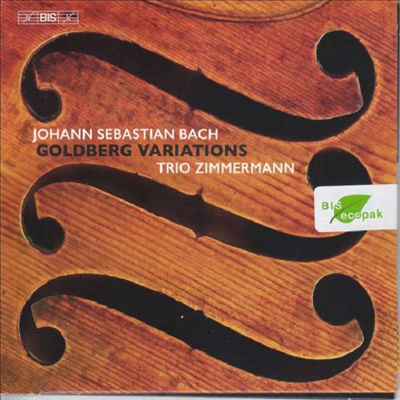 바흐: 골드베르크 변주곡 - 현악 삼중주반 (Bach: Goldberg Variations for String Trio) (SACD Hybrid) - Trio Zimmermann