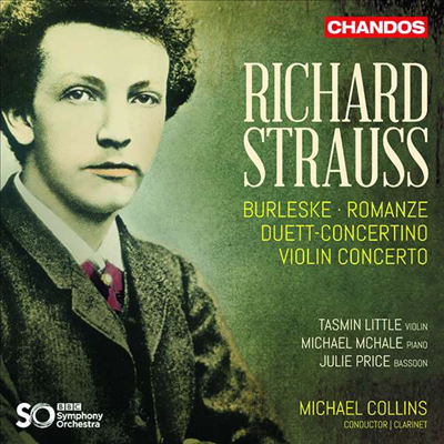 R.슈트라우스: 바이올린 협주곡 &amp; 클라리넷 로망스 (R.Strauss: Violin Concerto &amp; Romance for Clarinet)(CD) - Michael Collins