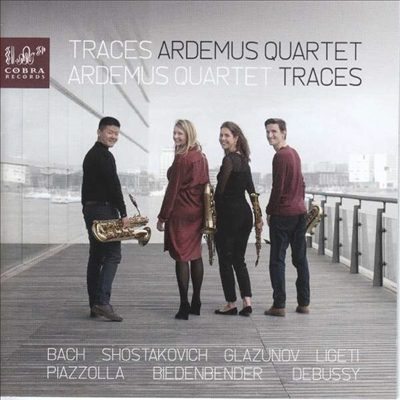 아르데무스 색소폰 사중주단 - 레게티, 바흐, 피아졸라 (Ardemus Quartet - Ligeti, Bach &amp; Piazzolla: Traces)(CD) - Ardemus Soxophone Quartet