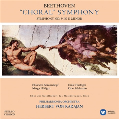 베토벤: 교향곡 9번 '합창' (Beethoven: Symphony No.9 'Chora') (180g)(2LP) - Herbert von Karajan