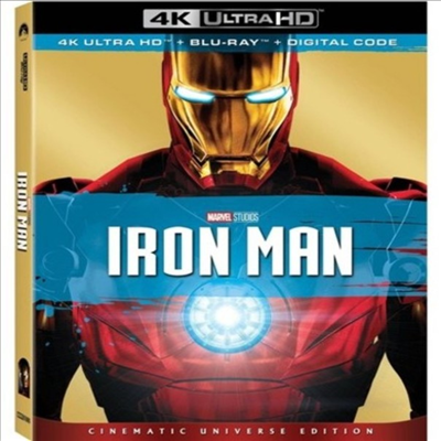 Iron Man (아이언맨) (2008) (한글무자막)(4K Ultra HD + Blu-ray + Digital Code)