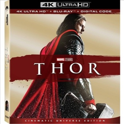 Thor (토르: 천둥의 신) (2011) (한글무자막)(4K Ultra HD + Blu-ray + Digital Code)