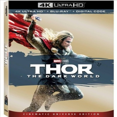 Thor: Dark World (토르: 다크 월드) (2013) (한글무자막)(4K Ultra HD + Blu-ray + Digital Code)