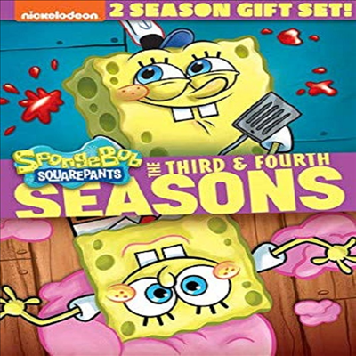 Spongebob Squarepants: Seasons 3-4 (스폰지밥 네모바지 시즌 3.4)(지역코드1)(한글무자막)(DVD)
