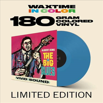 Albert King - Big Blues (Ltd. Ed)(Remastered)(2 Bonus Tracks)(180G)(Blue Vinyl)(LP)