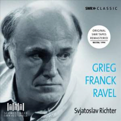 리흐테르가 연주하는 그리그, 프랑크 & 라벨 (Svjatoslav Richter plays Grieg, Franck & Ravel - 1994 Piano Recital)(CD) - Svjatoslav Richter