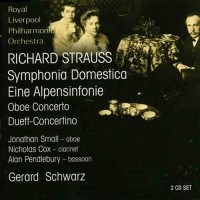 R. 슈트라우스 : 가정 교향곡, 알프스 교향곡, 오보에 협주곡 (R. Strauss : Symhonia Domestica Op.53, Eine Alpensinfonie Op.64, Oboe Concerto, Duett-Concertino For Clarinet, Bassoon And Strings) (2CD) - G
