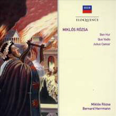 로자: 영화음악 '벤허', '쿼 바디스', 줄리어스 시저 (Rozsa: Ben Hur, Quo Vadis, Julius Caesar - Film Music) (2CD) - Miklos Rozsa