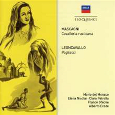 마스카니: 카발레리아 루스티카나 & 레온카발로: 팔리아치 (Mascagni: Cavalleria Rusticana & Leoncavallo: I Pagliacci) (2CD) - Mario del Monaco