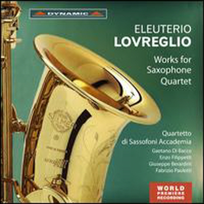 로브렐리오: 색소폰 사중주 작품집 (Lovreglio: Works for Saxophone Quartet)(CD) - WorldSaxophone Congress Orchestra