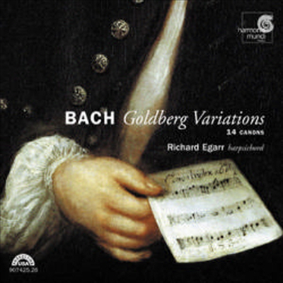 바흐 : 골드베르크 변주곡, 14개의 골드베르크 캐논 (Bach : Goldberg Variations BWV988, 14 Goldberg Canons BWV1087) (2CD) - Richard Egarr