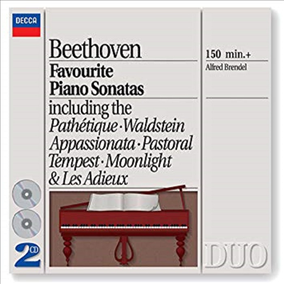 [라이센스 2CD] 베토벤: 유명 소나타집 (Beethoven: Favourite Piano Sonatas) (2CD) - Alfred Brendel