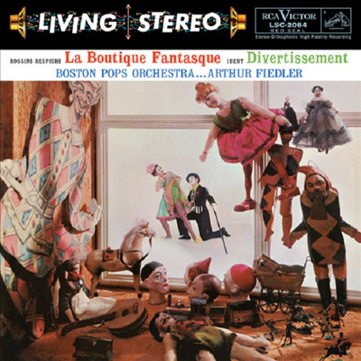 레스피기: 이상한 가게 & 이베르: 디베르티스망 (Respighi: La Boutique Fantasque & Ibert: Divertissement) (200g)(LP) - Arthur Fiedler