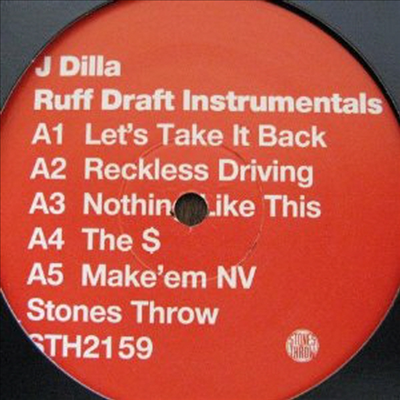 J Dilla - Ruff Draft Instrumentals (Vinyl LP)