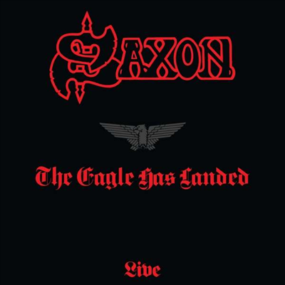 Saxon - Eagle Has Landed (Live) (Ltd. Ed)(Remastered)(Red W/ Black Splatter Vinyl)(LP)