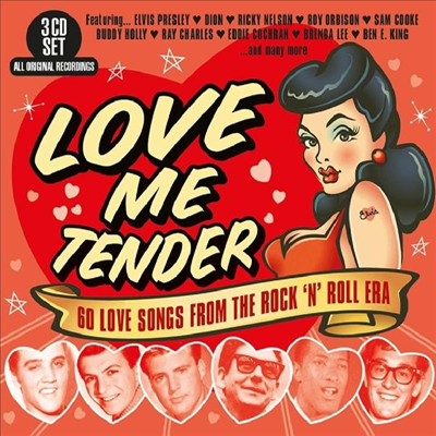 Various Artists - Love Me Tender - 60 Love Songs From The Rock 'n' Roll Era (3CD)