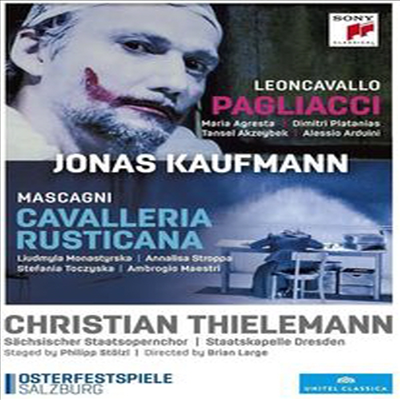마스카니: 카발레리아 루스티카나, 레온카발로: 팔리아치 (Mascagni: Cavalleria Rusticana, Leoncavallo: Pagliacci) (한글자막)(2DVD) (2016)(한글무자막)(DVD) - Jonas Kaufmann
