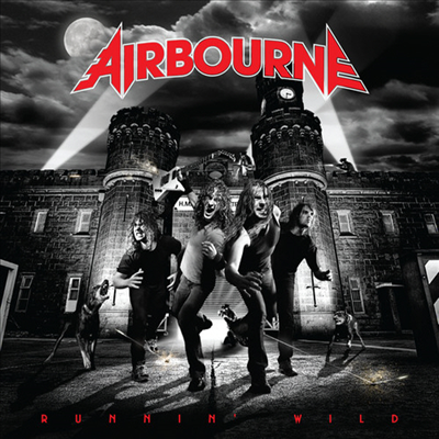 Airbourne - Runnin&#39; Wild (Ltd. Ed)(Poster)(180G)(Red Vinyl)(LP)