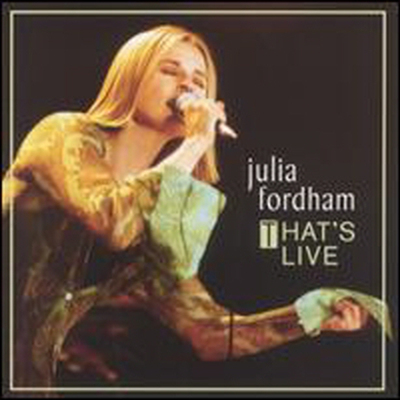 Julia Fordham - That&#39;s Live (CD)