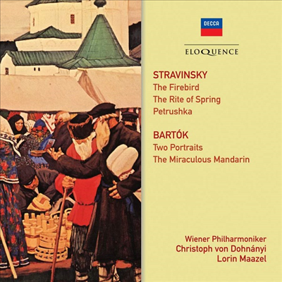 스트라빈스키: 봄의 제전, 불새, 페트루슈카 & 바르톡: 이상한 중국 관리 (Stravinsky: The Rite Of Spring, The Firebird, Petrushka & Bartok: The Miraculous Mandarin, Op. 19, Sz. 73) (2CD) - Christoph von D