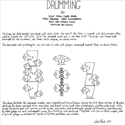 Steve Reich - Drumming (Vinyl)(2LP)