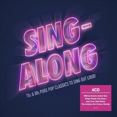 Various Artists - Sing-Along: 70s &amp; 80s Pop Classics to Sing Out Loud! (4CD Set)