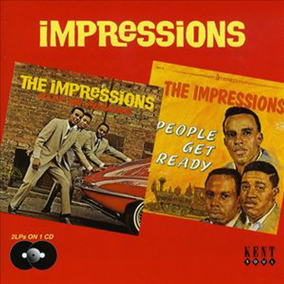 Impressions - Keep On Pushing/People Get Ready (2 On 1CD)(CD)