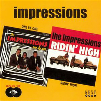 Impressions - One By One/Riding High (2 On 1CD)(CD)