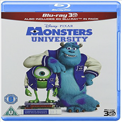 Monsters University (몬스터 대학교) (한글무자막)(3D Blu-ray)