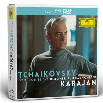 차이코프스키: 교향곡 전집 1 - 6번 (Tchaikovsky: Complete Symphonies Nos.1 - 6) (4CD + Blu-ray) - Herbert von Karajan