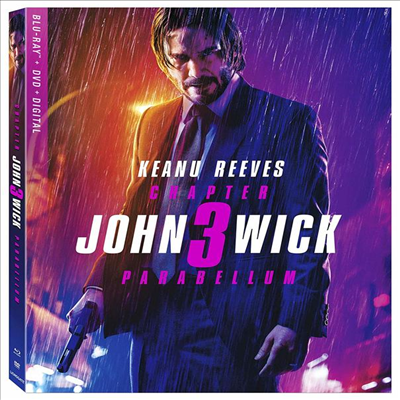 John Wick: Chapter 3 - Parabellum (존 윅 3: 파라벨룸) (2019) (한글무자막)(Blu-ray + DVD + Digital)