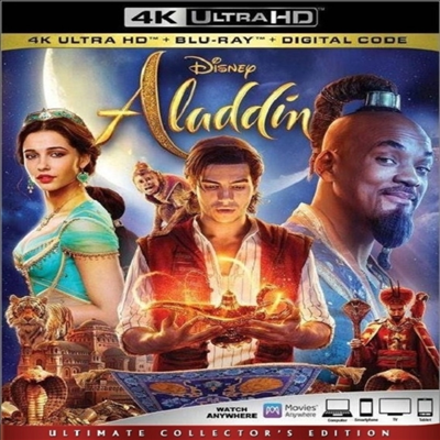 Aladdin (알라딘) (2019) (한글무자막)(4K Ultra HD + Blu-ray + Digital Code)