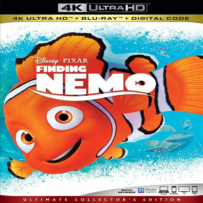 Finding Nemo (니모를 찾아서) (2003) (한글무자막)(4K Ultra HD + Blu-ray + Digital Code)